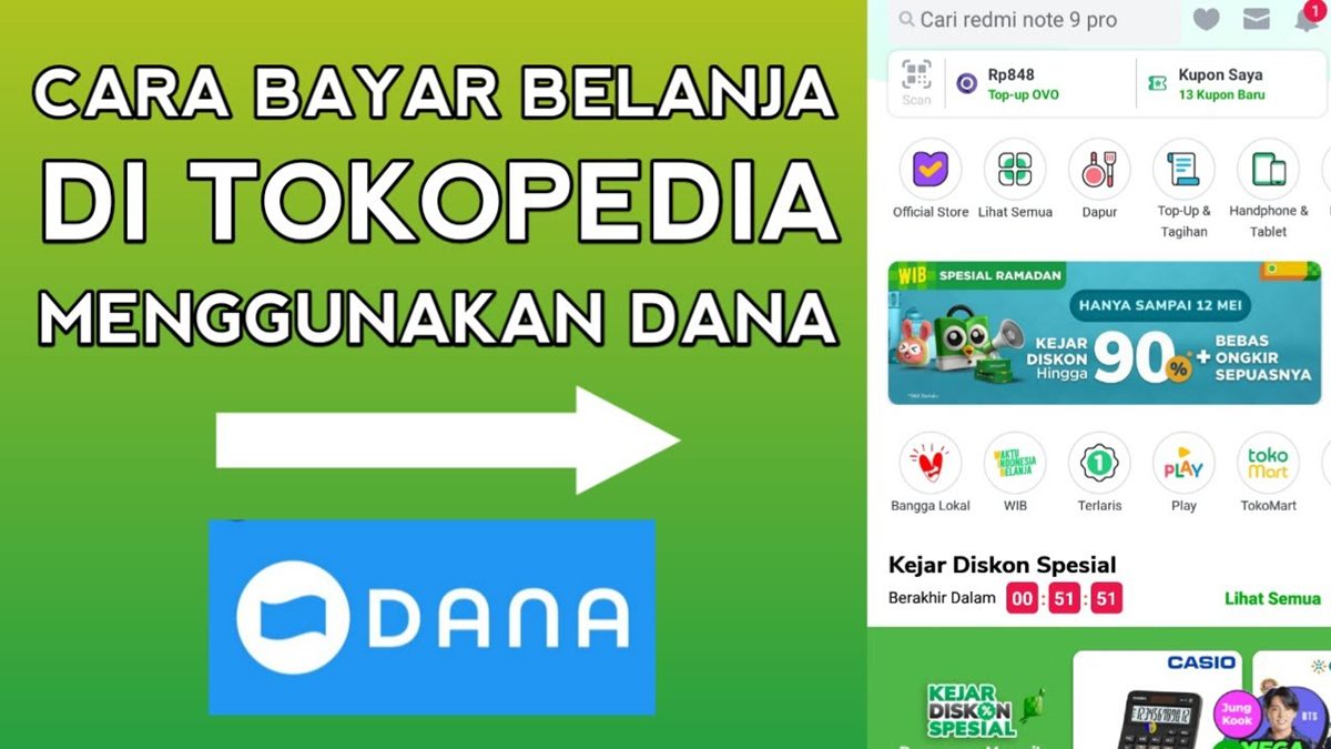 Cara Bayar Tokopedia Pakai DANA Terbaru 2026
