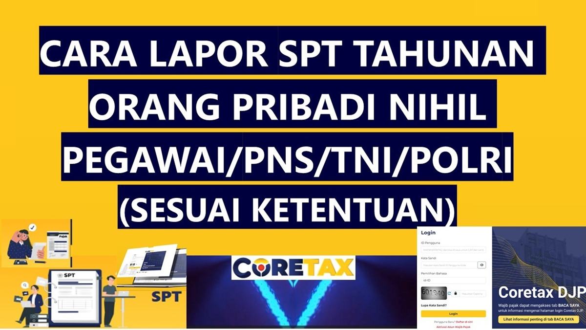 Cara Lapor SPT Tahunan PNS di Coretax 2026 Resmi & Mudah