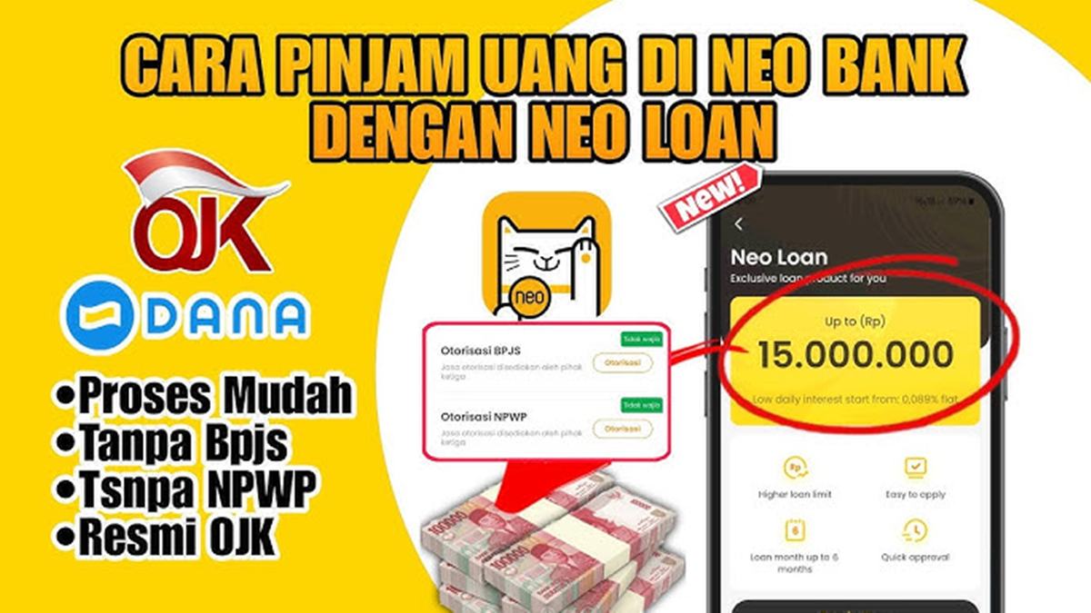 Begini Cara Pinjam Uang di Neobank, Proses Mudah dan Cepat Cair