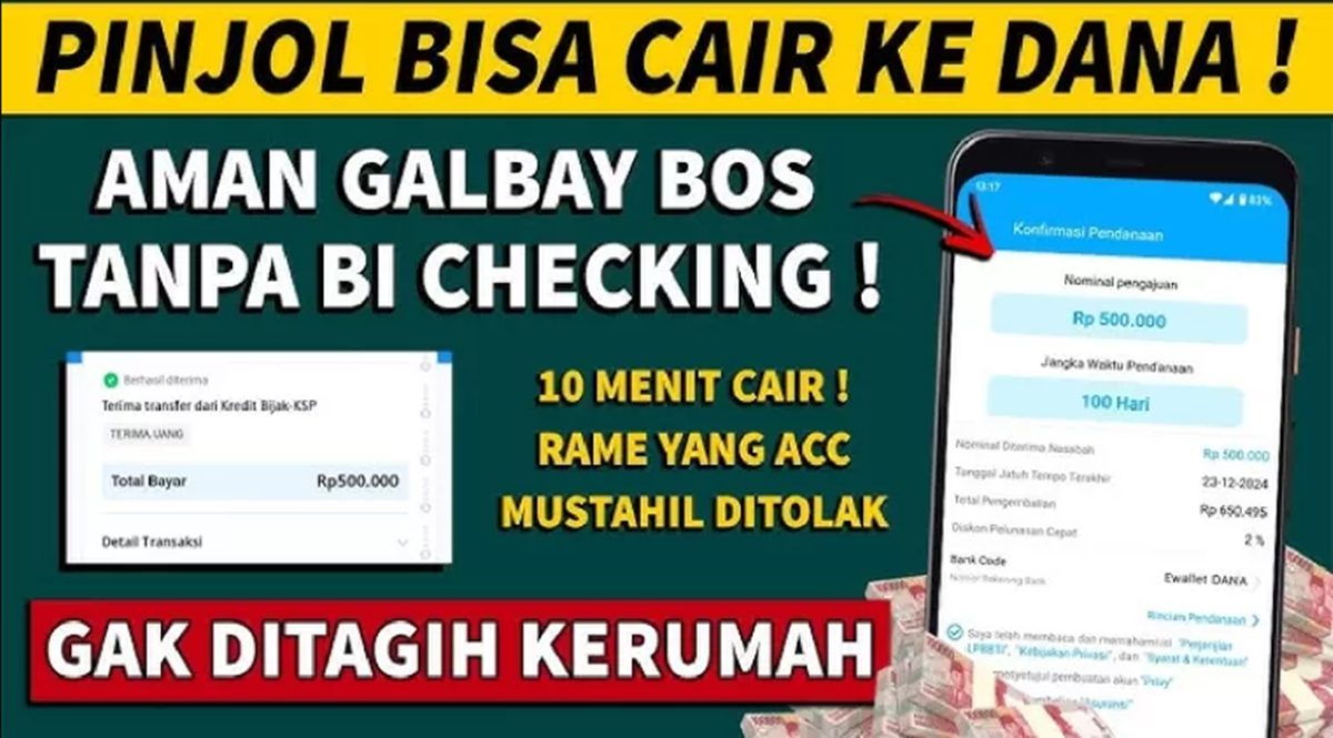 Daftar Pinjol Tanpa BI Checking Langsung Cair Syarat Mudah